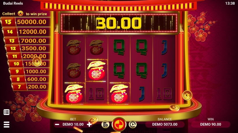Budai Reels slot screen 4