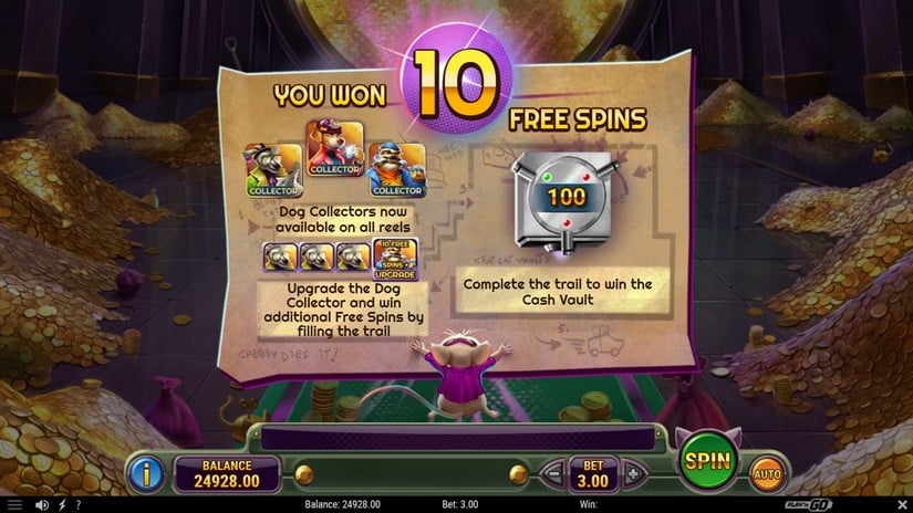 Ruff Heist slot screen 5