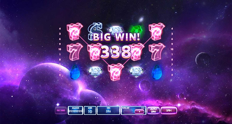 Mega Stellar slot screen 1