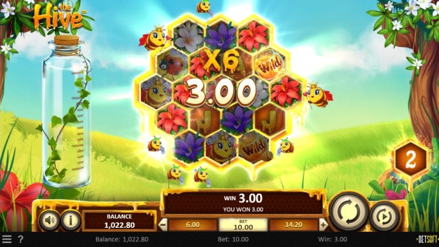 The Hive slot screen 4