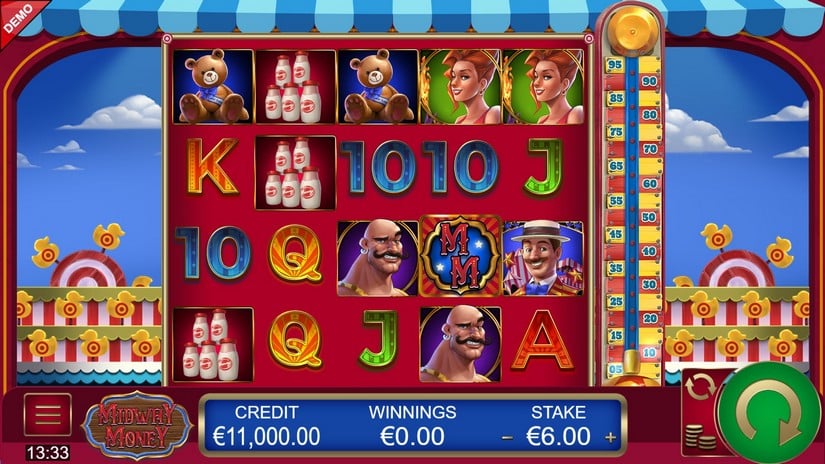 Midway Money slot screen 1