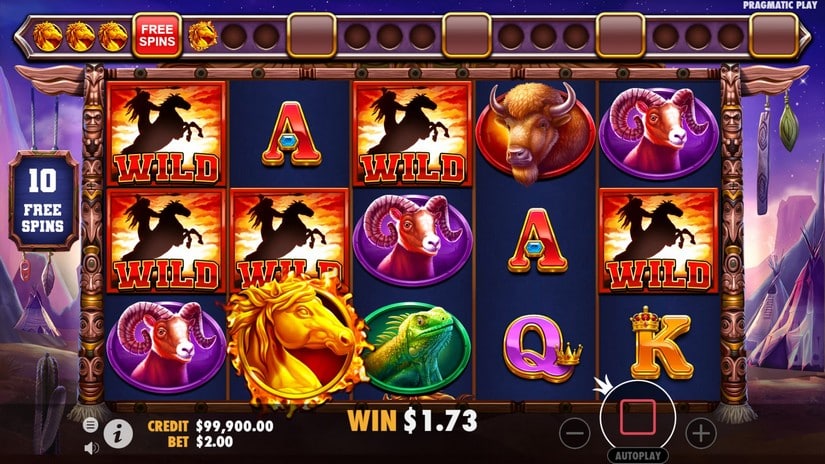 Mustang Trail slot screen 5