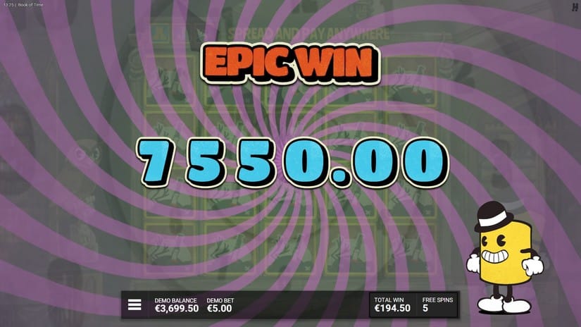 Canny the Can and the Book of Time slot screen 11