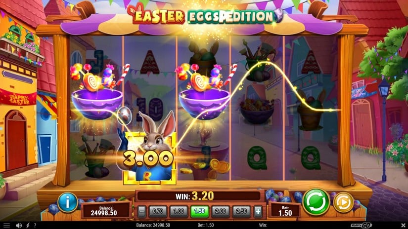 Easter Eggspedition slot screen 3