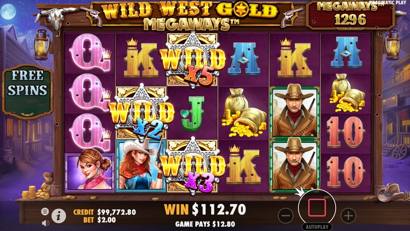 Wild West Gold Megaways slot screen 6