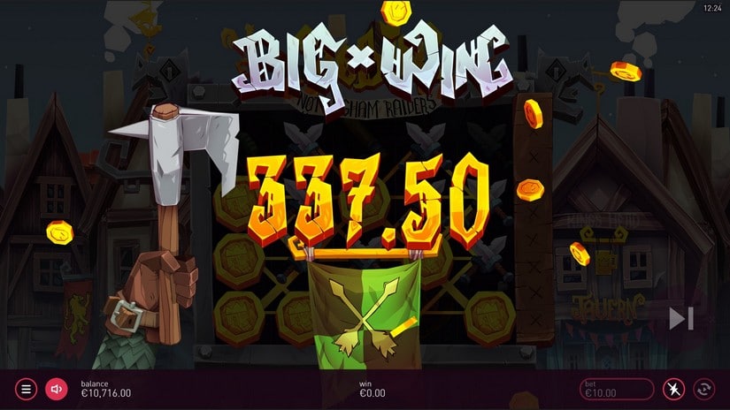 Robin – Nottingham Raiders slot screen 3