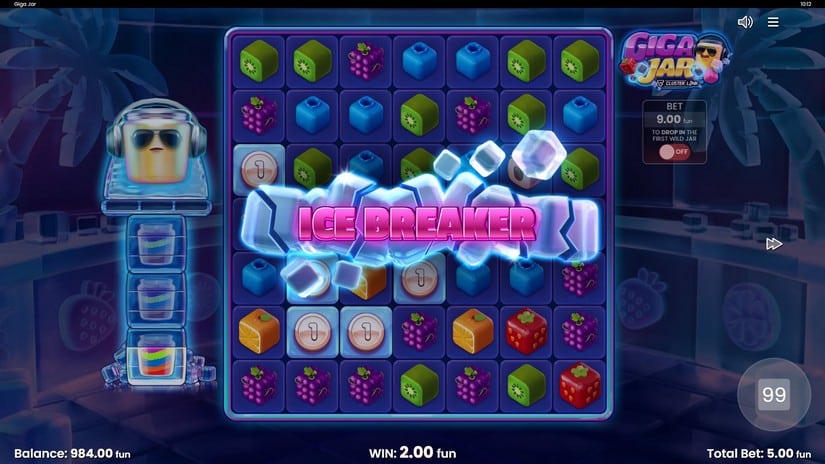 Giga Jar Cluster Link slot screen 4