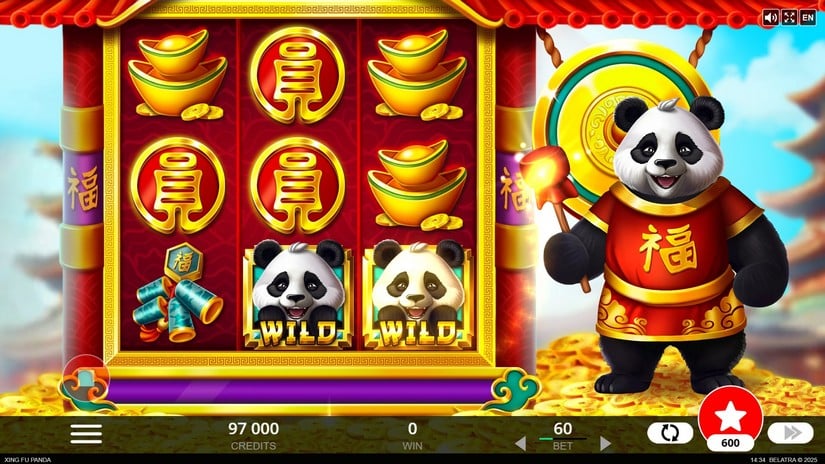 Xing Fu Panda slot screen 2