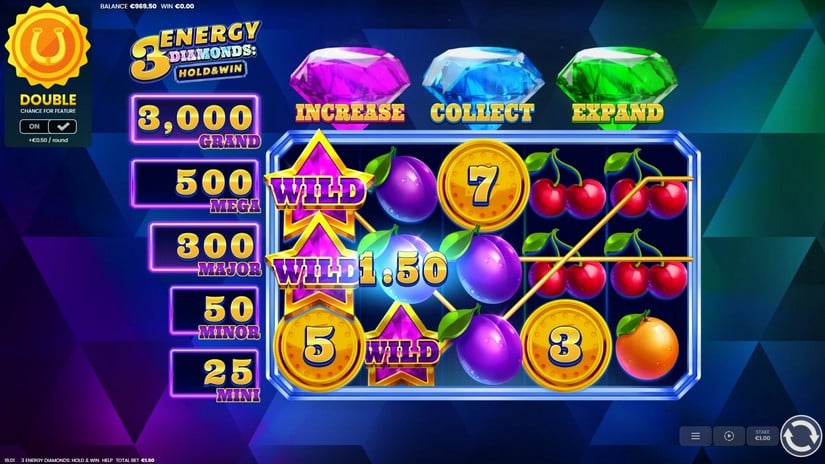 3 Energy Diamonds slot screen 4