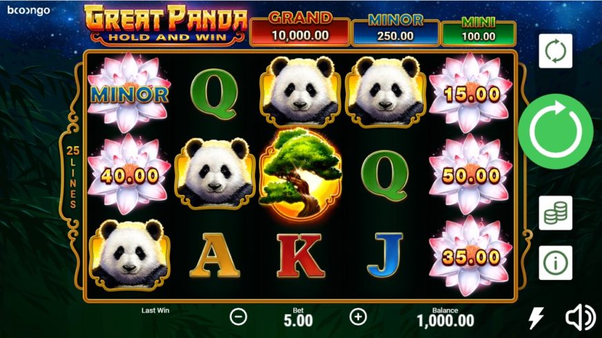 Great Panda slot screen 1