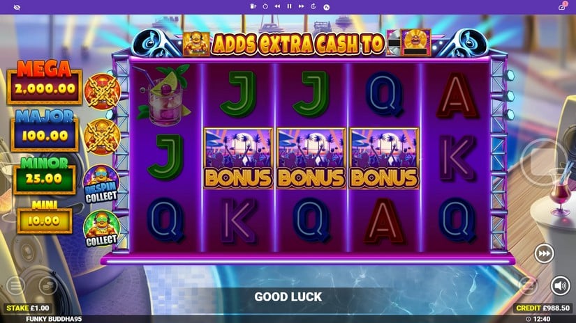 Funky Buddha slot screen 4