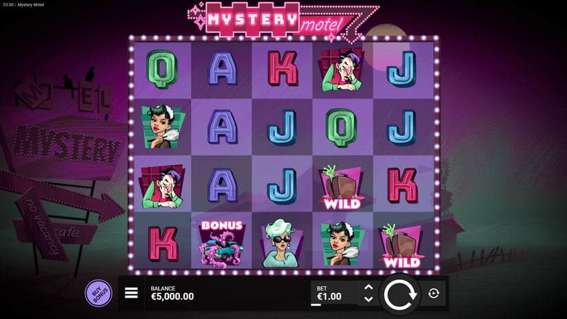 Mystery Motel slot screen 1