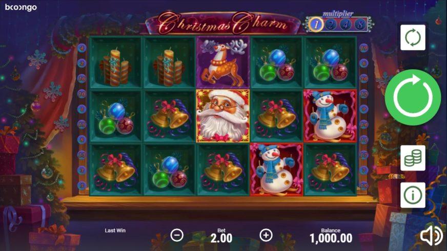 Christmas Charm slot screen 1