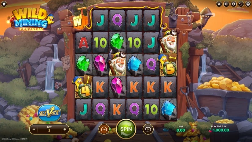 Wild Mining XXXtreme slot screen 1