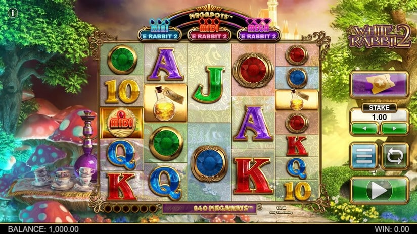 White Rabbit 2 slot screen 1