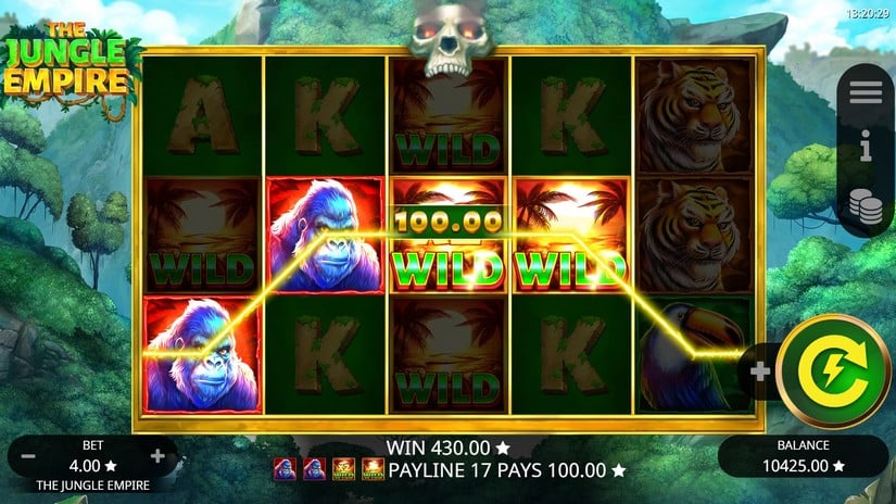 The Jungle Empire slot screen 2