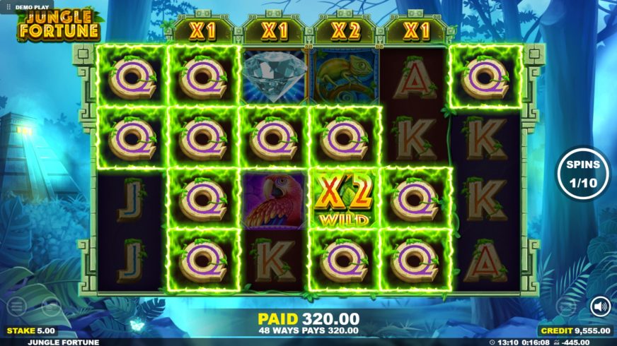 Jungle Fortune slot screen 3