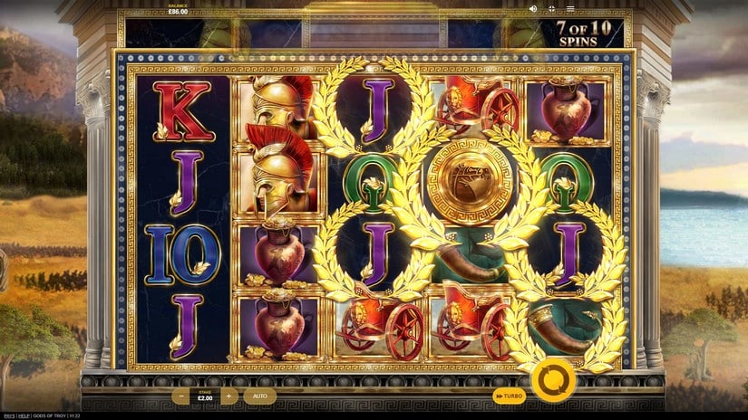Gods Of Troy slot screen 2