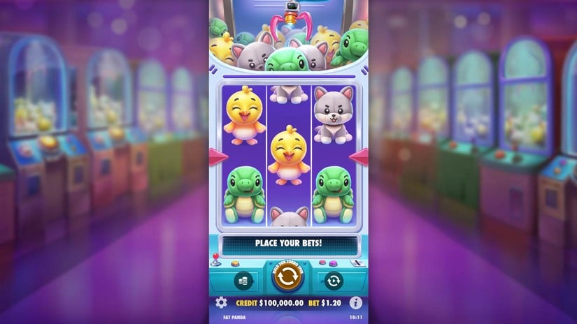 Plushie Wins slot screen 1