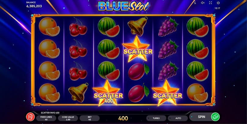 Blue Slot slot screen 3