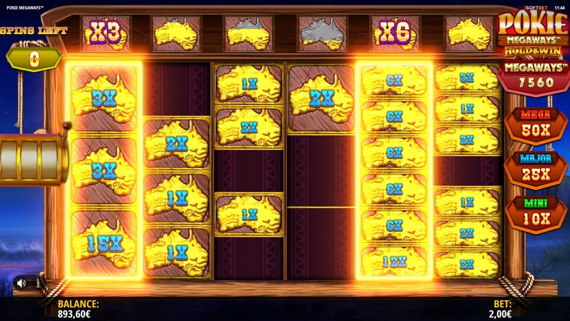Pokie Megaways slot screen 5