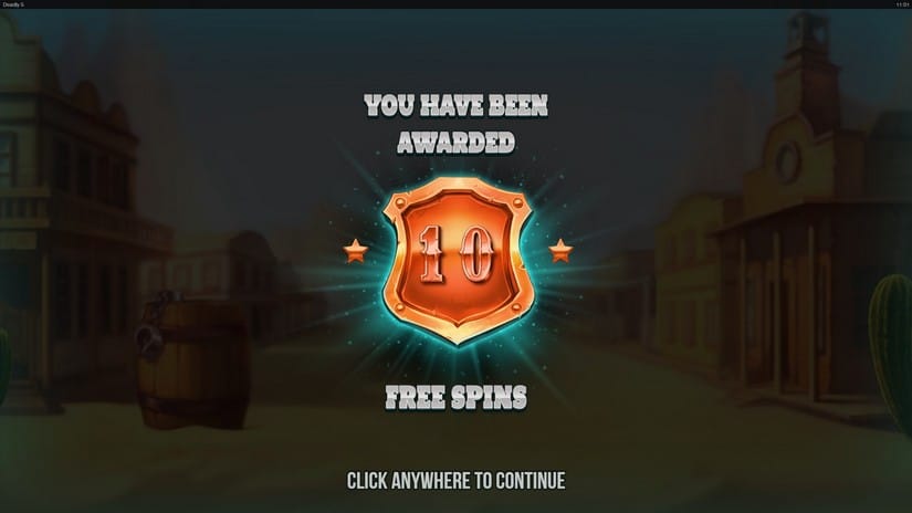 Deadly 5 slot screen 3