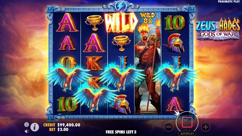 Zeus vs Hades – Gods of War slot screen 5