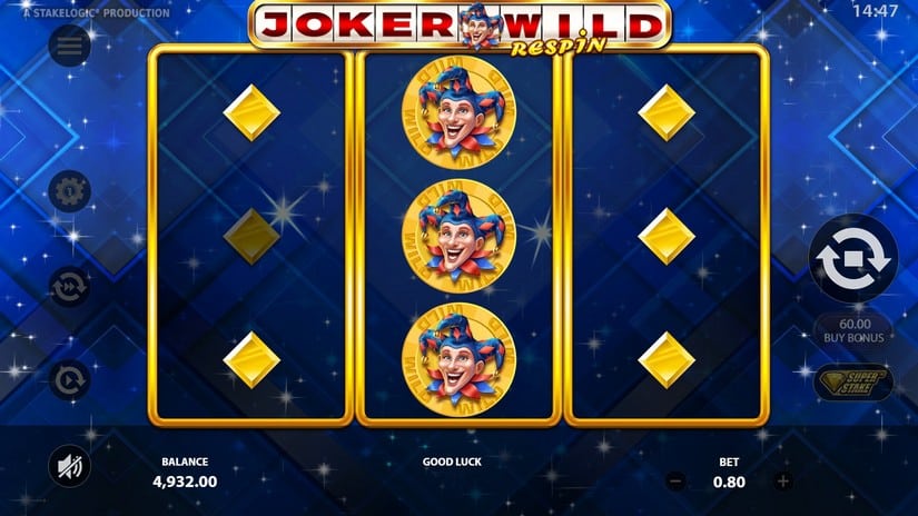 Joker Wild Respin slot screen 3