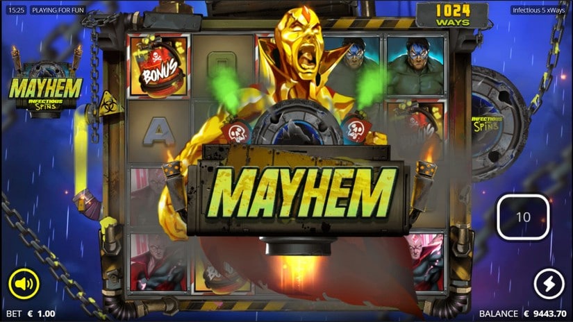 Infectious 5 slot screen 4