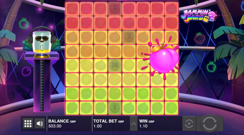 Jammin' Jars 2 fruit blast feature