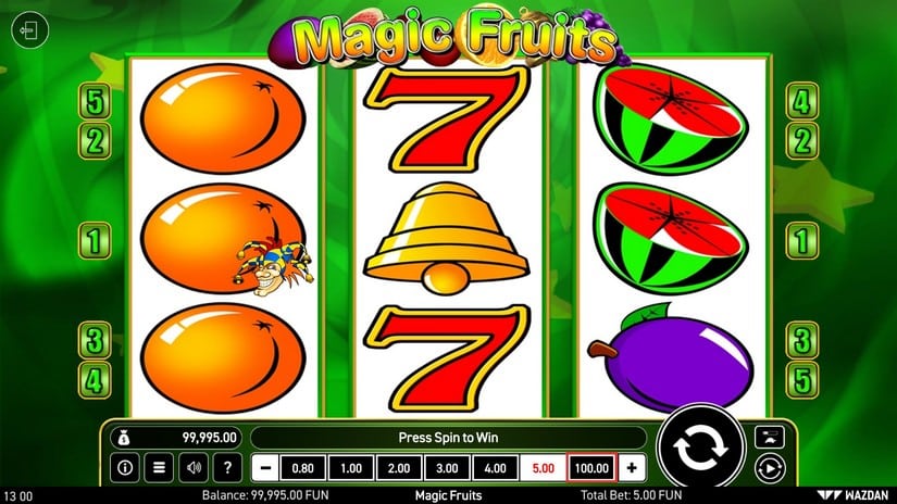 Magic Fruits slot screen 1