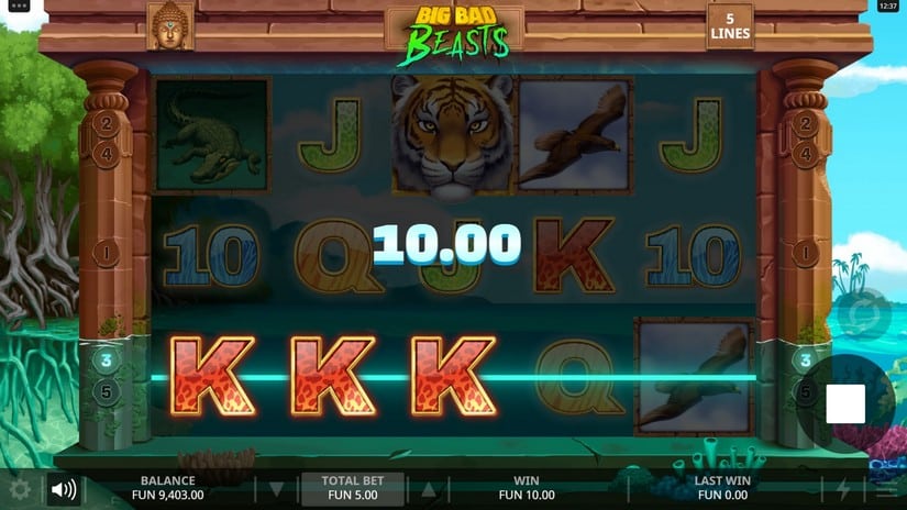 Big Bad Beasts slot screen 3