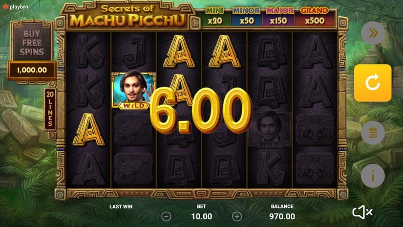Secrets of Machu Picchu slot screen 2