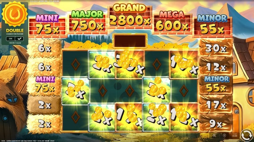 Super Cash Boost Big Bad Bonus slot screen 5