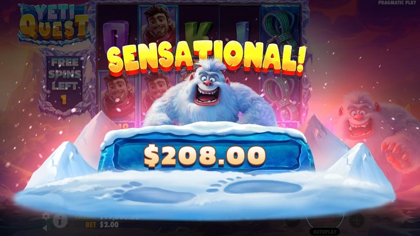 Yeti Quest slot screen 6