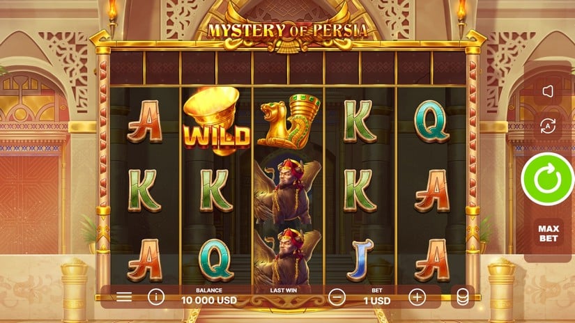 Mystery of Persia slot screen 1
