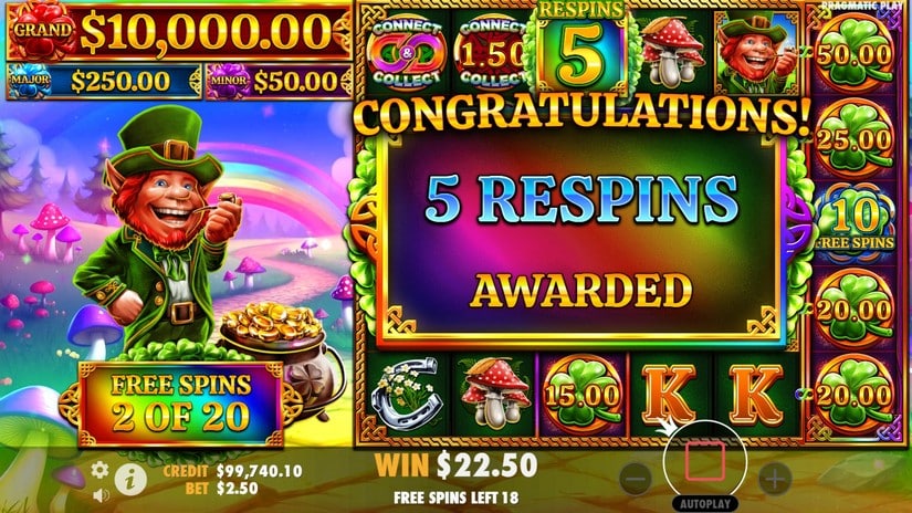 7 Clovers of Fortune slot screen 4