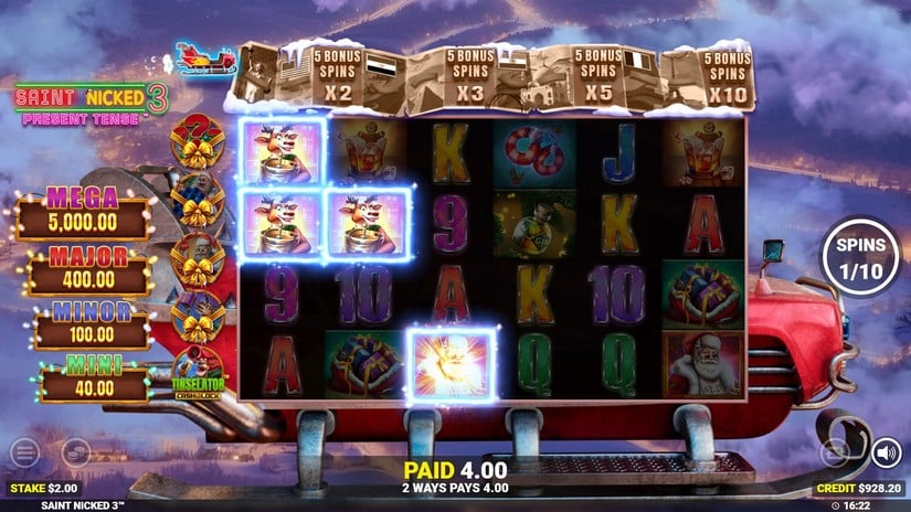 Saint Nicked 3 slot screen 2