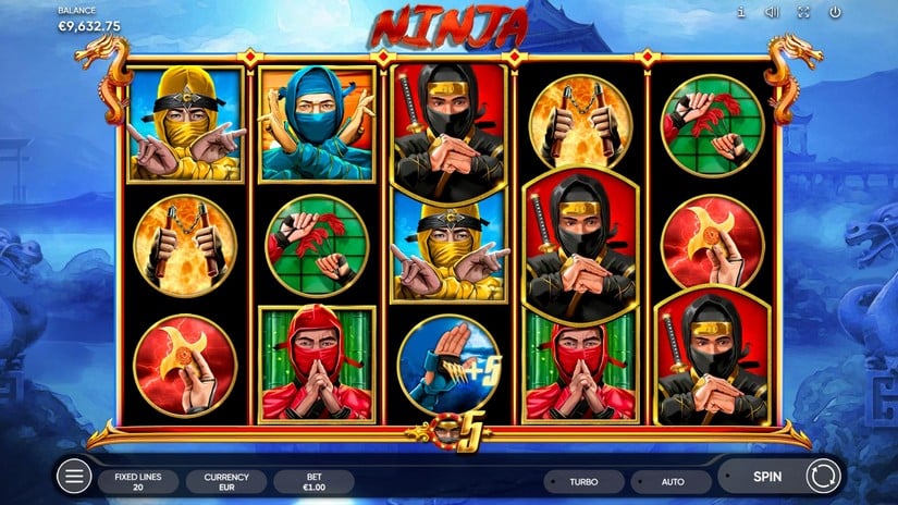 Ninja slot screen 2