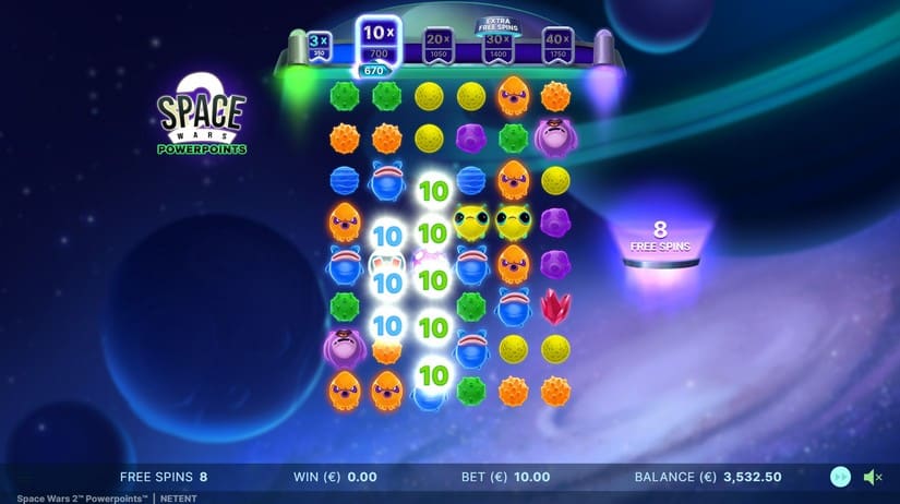 Space Wars 2 Powerpoints slot screen 5