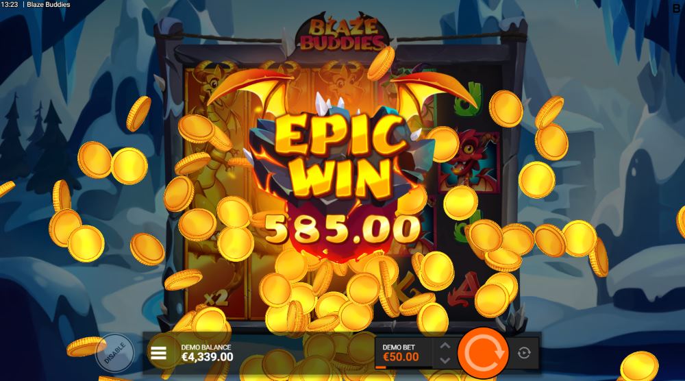 Blaze Buddies slot big win