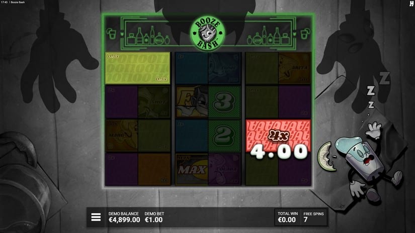 Booze Bash slot screen 4