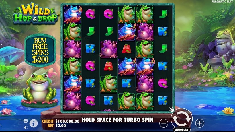Wild Hop&Drop slot screen 1
