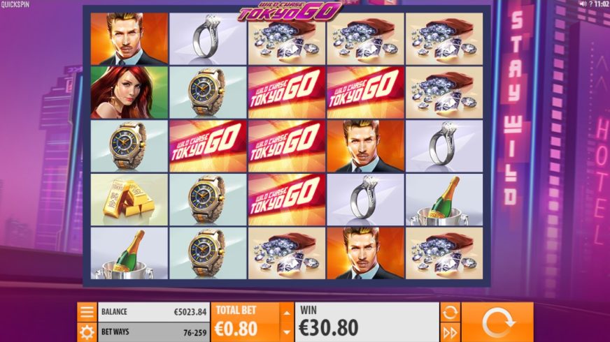 Wild Chase: Tokyo Go slot screen 4