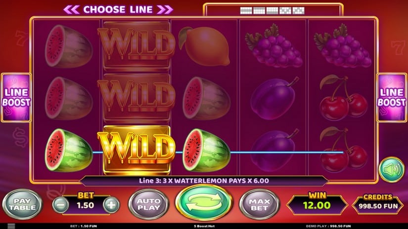 5 Boost Hot slot screen 2