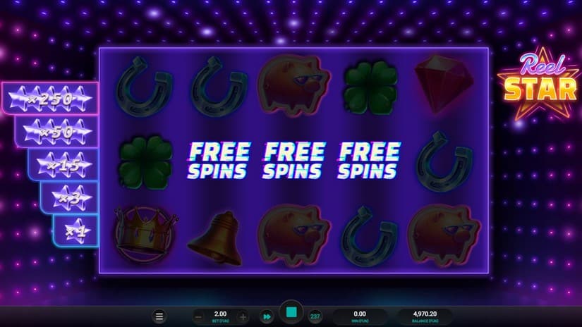 Reel Star slot screen 3