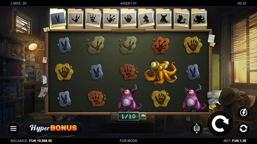 Agent 51 slot screen 2