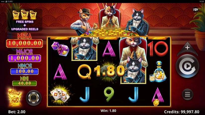 Amazing Link Catalleros slot screen 2