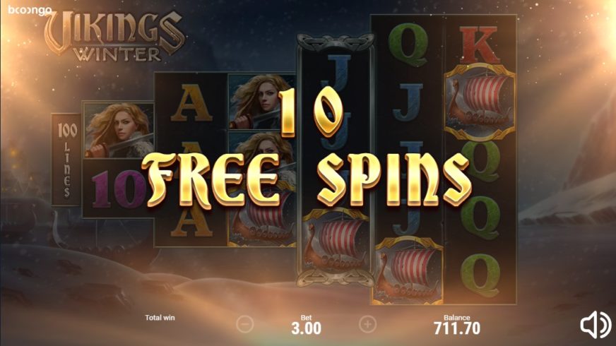 Vikings Winter slot screen 3