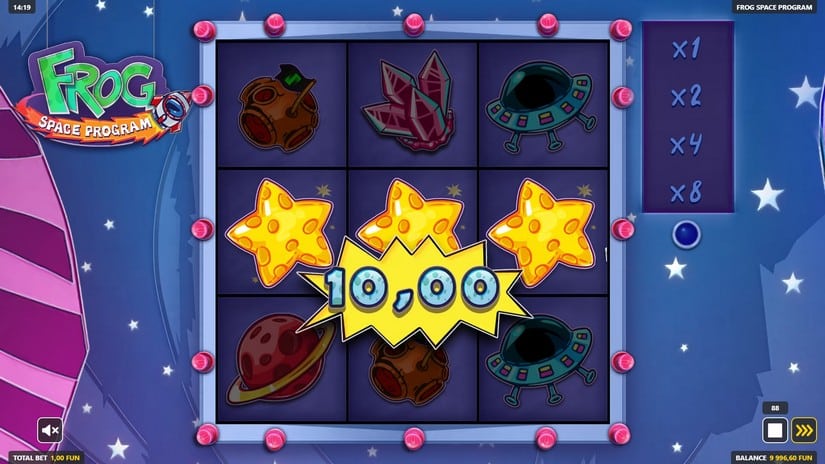 Frog Space Program slot screen 5